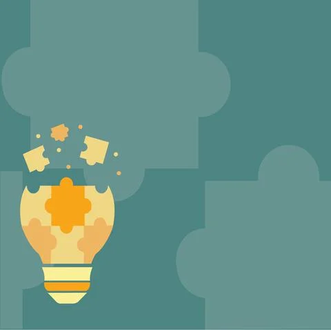 Abstract Brainstorming Problem Solutions Careful Thinking Concept Critical Stock Illustration
