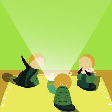 Abstract Brainstorming Problem Solutions, Careful Thinking Concept, Critical Stock Illustration