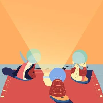 Abstract Brainstorming Problem Solutions, Careful Thinking Concept, Critical Stock Illustration