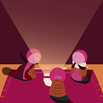 Abstract Brainstorming Problem Solutions, Careful Thinking Concept, Critical Stock Illustration