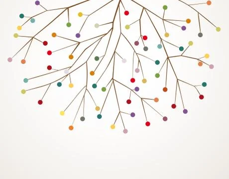 Abstract branch Illustrazione stock