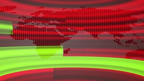 Abstract breaking news studio background.4k motion Stock Footage 168276947