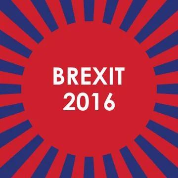 Abstract brexit 2016 background Stock Illustration