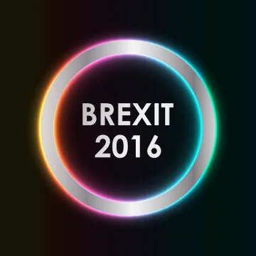 Abstract brexit 2016 background Stock Illustration