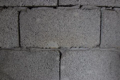 Abstract brick background, cinder block 스톡 사진