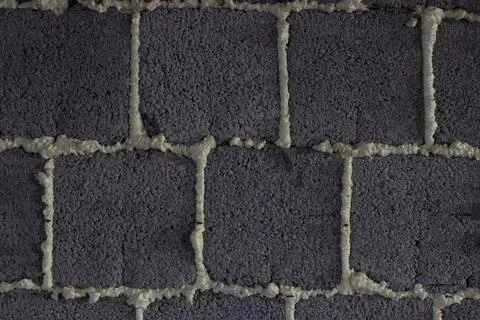 Abstract brick background, cinder block Foto stock