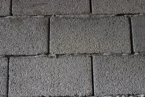 Abstract brick background, cinder block Foto stock