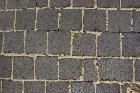 Abstract brick background, cinder block Foto stock