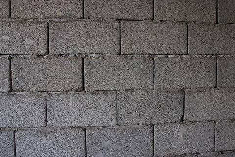 Abstract brick background, cinder block Stock Photos