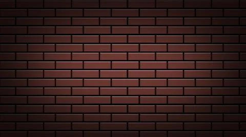 Abstract brick wall background. Illuminated brick wall. Illustrazione stock