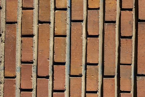 Abstract brick wall texture with dirty spots for the background for the design Stock Photos