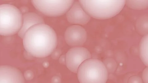 Abstract bright background animated with transparent air floating bubbles Stock Illustration