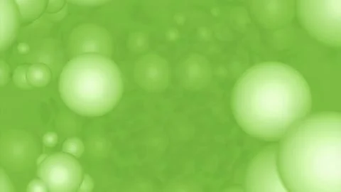 Abstract bright background animated with transparent air floating bubbles Stock Illustration