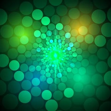 Abstract bright background with circles Illustrazione stock