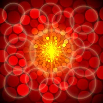 Abstract bright background with circles Stock Illustration