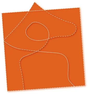 Abstract bright background with elements in the form of smooth curved lines f Illustrazione stock