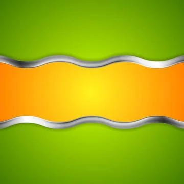 Abstract bright background with metallic waves Abstract bright background ... Stock Photos