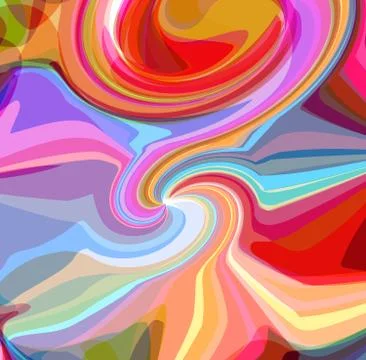 Abstract bright blend of colors Stock Illustration