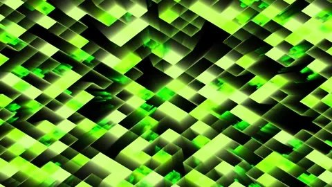 Abstract bright block rectangle shape background. 3d looped seamless footage. Stock Footage 244126553