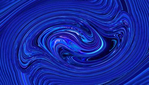 Abstract bright blue background. Creative mood. Art trippy digital backdrop. Illustrazione stock
