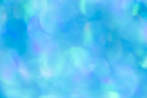 Abstract bright blue bokeh background Photos