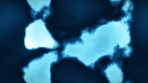 Abstract bright blue cellular liquid morphing pattern texture background Stock-Footage 344520718