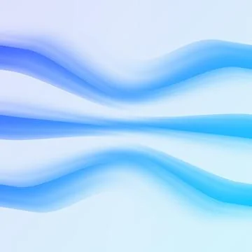Abstract Bright Blue Fluid Waves Background Illustrazione stock