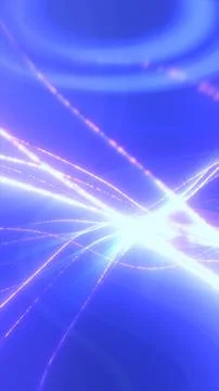 Abstract bright blue light rays bursting from a glowing center, symbolizing s イラスト素材