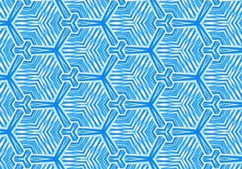 Abstract bright blue repeating pattern イラスト素材