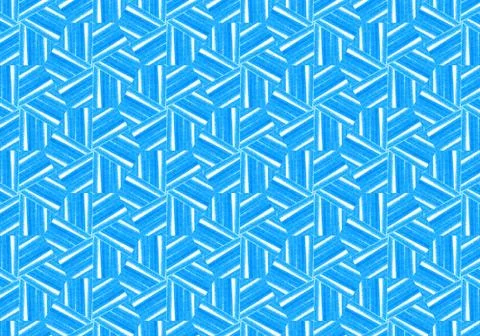 Abstract bright blue repeating pattern Stock Illustration