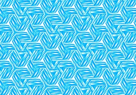 Abstract bright blue repeating pattern Stock Illustration
