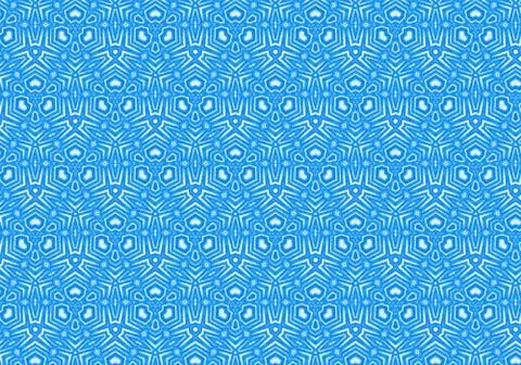 Abstract bright blue repeating pattern Stock Illustration