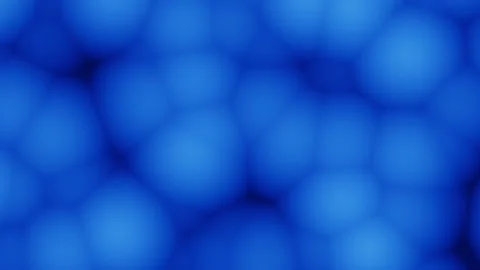 Abstract Bright Blue Soft Cloud Seamless Loop - Organic Bokeh Background Stock Footage 340430172