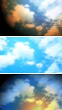 Abstract bright clouds sky banners Abstract bright clouds sky banners. Vec... 写真素材