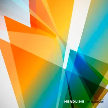 Abstract bright color on a light background Stock Illustration