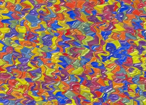 Abstract bright color stroke paint backgrounds. warm summer pattern Stock Illustration