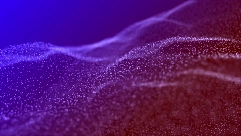 Abstract bright colored background with moving and shimmering particles. Bokeh Stock Footage 145820416