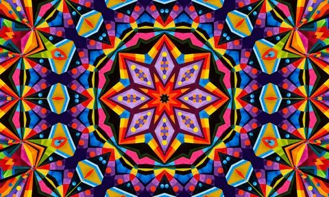 Abstract bright colorful pattern Illustrazione stock
