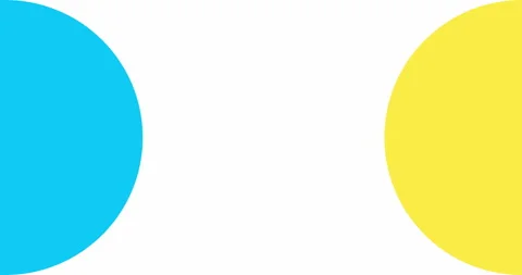 Abstract bright colors geometric background with moving circles. Circle Stock Footage 242048359