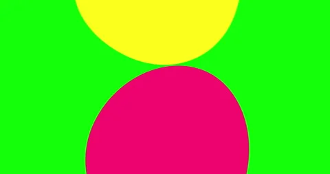 Abstract bright colors geometric background with moving circles. Circle Stock Footage 243856903