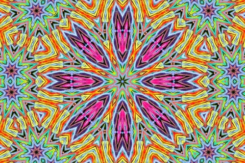 Abstract bright concentric multicolored pattern 스톡 일러스트