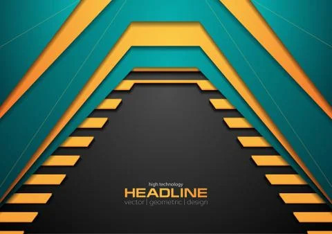 Abstract bright corporate tech vector background Stock Illustration