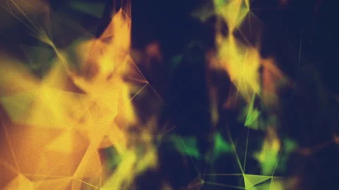 Abstract Bright Futuristic Polygonal Lines Connections Motion Background 스톡 동영상 100204057
