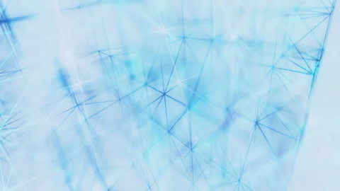 Abstract Bright Futuristic Sci-Fi Polygonal Lines Motion Background Stock Footage 100204054