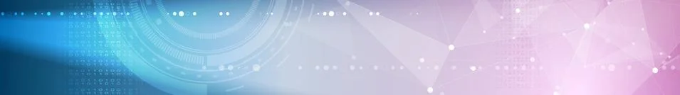 Abstract bright futuristic tech web header banner Stock Illustration