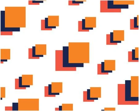 Abstract bright geometric background consisting of a set of colored squares Stock Illustration