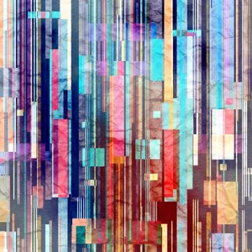 Abstract bright geometric background Foto stock