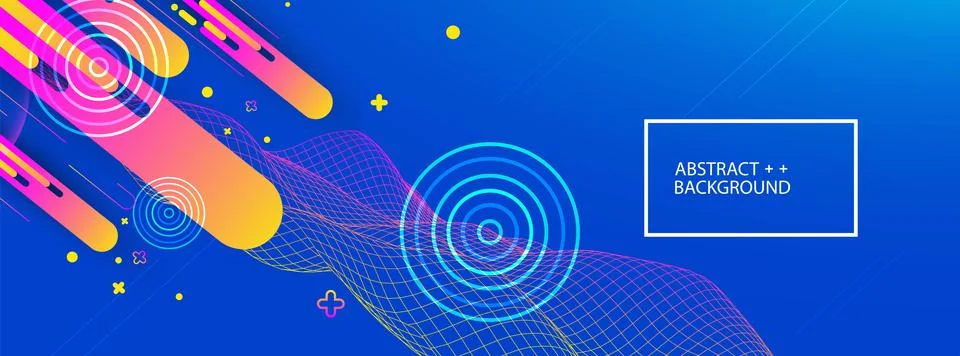 Abstract bright geometric  background. Vector illustration 스톡 일러스트