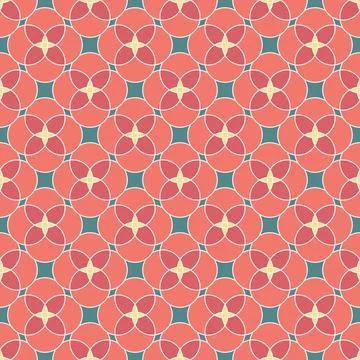 Abstract bright geometric pattern on a green background Stock Illustration