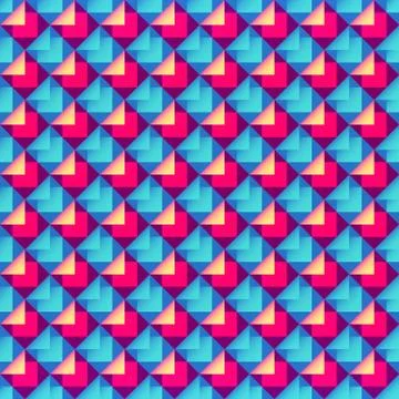 Abstract bright geometric pattern Stock Illustration